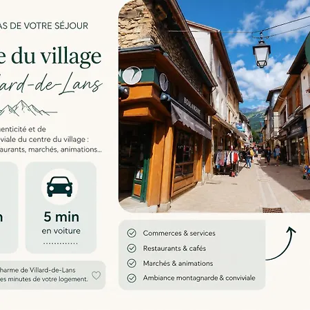 Le Vercors à Vos Pieds 6 Pers Grande Terrasse *